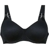 Anita Entlastungs-BH "Komfort Bügel BH Leni", Damen, Gr. 90, Cup C, schwarz, Stoff, Obermaterial: 74% Polyamid PA. 26% Elasthan EL., BHs Entlastungs-BH