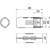 OBO Bettermann Verbindungsmuffe Quick-Pipe 3000 MMS M20 LGR