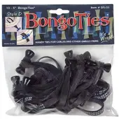 Bongo Ties Kabelbinder Obsidian 10 Stk.