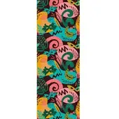 Queence Vinyltapete "Leslie" Barock Kunst bedruckt glatt 90x250cm, selbstklebend, kinderleichte Anbringung, Sticker