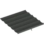 Outsunny Ersatzdach für Pergola, 2,5x2,55m Pergola-Dach mit Entwässerungslöchern