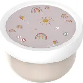 Mepal Campus Fruchtbox 300 ml mit Gabel - Sunshine & rainbow