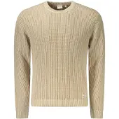Pepe Jeans für Herren. PM7000093 Pullover Dorian Crew beige (M), Lässig, Baumwolle, Langarm