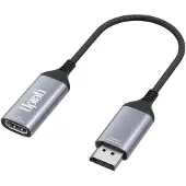 Club 3D CLUB3D DisplayPort 1.4 auf HDMI 2.0b HDR Aktiver Adapter, DisplayPort 1.4, HDMI 2.0b, Schwarz