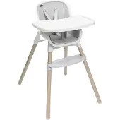 Chicco Zest Plus Wooden Hochstuhl Silber Kinder Silber One Size