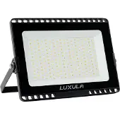 Luxula LED Fluter 100 W 3000 K, 4000 K, 6000 K einstellbar in warm-, neutral- und kaltweiß (CCT) schwarz IP65