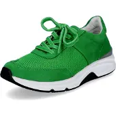Gabor ROLLINGSOFT Damenschuhe - sportliche Schnür- Halbschuhe grün Freizeit NEU