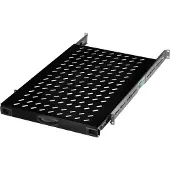 Digitus Ausziehbarer Fachboden für 483 mm (19")-Schränke, Schwarz