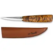 Roselli Carving knife RIR112 Carbon Steel, Curly birch, Holzschnitzmesser