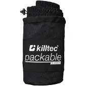 Killtec Regenhose "KOS 17 WMN PNTS", Damen, Gr. 50, Normalgrößen, schwarz, Obermaterial: 100% Polyester, Hosen Regenhose, Leichte, packbare, wasser- und winddichte Damen Regenhose