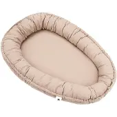 Julius Zöllner Kuschelnest JULIUS ZÖLLNER "NIDO, Musselin sand", beige (sand), Obermaterial: 100% Baumwolle. Füllung: 100% Polyester, Bettnestchen, Kuschelnest, Made in Germany