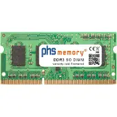 PHS-memory 4GB RAM Speicher kompatibel mit Sony VAIO SVE1511W1E DDR3 SO DIMM 1333MHz