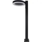 REV LED Solar Stehleuchte Round schwarz