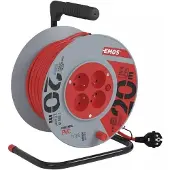 Emos Verlängerungskabel, 20m / 230V, Spule, 4 Steckdosen
