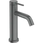 Hansgrohe Tecturis S Einhebel-Waschtischarmatur 110 CoolStart, EcoSmart+, ohne Ablaufgarnitur, Ausladung 116mm, 73312340, Farbe: Brushed Black Chrome