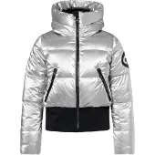 Goldbergh Bombardino Damen Bomber Skijacke mit Kapuze silber 36