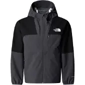 The North Face TEEN HIKE PACKABLE SHELL TNF BLACK/ASPHALT GREY