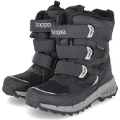 Kappa Kinder Winterstiefel/ Snowboots VIPOS Schwarz Textil-Synthetik-Mix Größe: 28