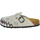 Lico Clog "Clog Bioline Clog Kids", Jungen, Gr. 31, grau, Synthetik, Schuhe Clog