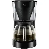 Melitta EASY II Next 1023-03, Filterkaffeemaschine, 1 l, Gemahlener Kaffee, 1050 W, Schwarz
