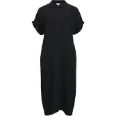 Object Maxi Blusenkleid Schwarz 34