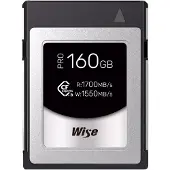 Wise CFX-B160P, 160 GB, 1700 MB/s, 1550 MB/s, Schockresistent, Wasserdicht, Silber, Schwarz, Blau