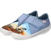 Superfit Hausschuh Bill, 221-011: Deutsch:31, Color:blau-kombi