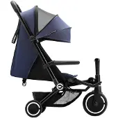 Smartrike Dreirad Traveler, faltbar, umbaubar, blau, ab 6 Monaten, Sitzhöhe 35 cm