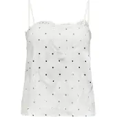 Object Spitzen Camisole Trägertop Weiß 38