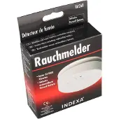Indexa 10502 Rauchmelder, optisch, inkl. Duracell 9V Battterie, EN14604, DIN14676 RA260