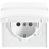 Busch-Jaeger 2064-0-0301, CEE 7/3, 2P+E, Weiß, IP44, 250 V, 16 A