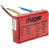Hager VZ00US, 36 mm, 9 mm, 24 mm