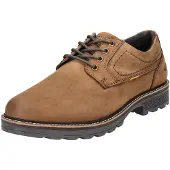 Camel active Schnürschuh , Herren, Gr. 45, Textil, braun (dunkelbraun), Nubukleder, unifarben, Schuhe Schnürschuh, Trachtenschuh, Freizeitschuh mit gepolsterter Innensohle