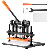OEM Leder Stanzmaschine Manuelle Lederschneidemaschine 28 x 14 cm, Leder Prägemaschine 1,5 t Belastbare Leder-Stanzmaschine Geeignet für Leder, PVC/EVA-Schaumstoff, nicht Klebende Materialien
