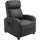 HOMCOM Massagesessel mit Liegefunktion, Relaxsessel mit Massagefunktion, Fernseh