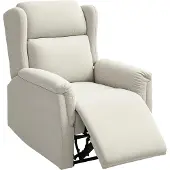 HOMCOM Relaxsessel, Fernsehsessel mit Liegefunktion, TV-Sessel mit Taschenfeder