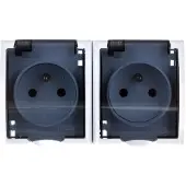 Ospel GNH-2HZ/00/d, Weiß, IP44, 16 A, 1 Stück(e)