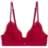 BOSS Bralette "BLOSSOM" Premium Spitzen-Bralette mit plissiertem Mesh