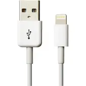 EET Nordic LIGHTNING2, 2 m, Lightning, USB A, Stecker, Stecker, Weiß