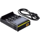 Nitecore Digicharger D4 Ladegerät, fÃ1/4r bis zu 4 Akkus