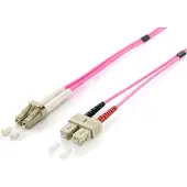 Equip LC/SC-LWL-Patchkabel, OM4, 2.0m, 2 m, OM4, LC, SC