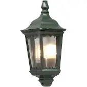 Konstsmide Außenwandleuchte Firenze, Halbschale, grün