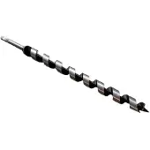 Westfalia Schlangenbohrer 28 mm Ø 460 mm Länge selbstziehende Spitze hochwertiger Stahl saubere Löcher kraftsparend langlebig für Rohre und Abflüsse