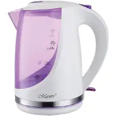 Feel-Maestro MR044 blue, 1,7 l, 2200 W, Blau, Weiß, Kunststoff, Regelbare Temperatur, Wasserstandsanzeige