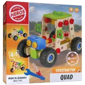 Tactic Constructor Biplane 4-in-1 Baukasten aus Holz, 90-teilig,Buche, gerundete Kanten, ab 4 Jahren
