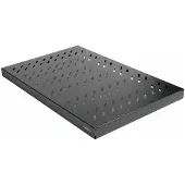 Equip Variabler Fachboden 19', 1HE, 1000mm, Schwarz, Regalboden, Schwarz, 4,33 kg