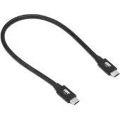 Other World Computing OWCCBLTB5C0.3M, Männlich, Männlich, 0,3 m, 120 Gbit/s, Schwarz, Rund