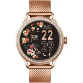 Ice Watch Smartwatch , rosa (roségoldfarben, roségoldfarben), Smartwatches, Damen, Smartwatch, Armbanduhr, Damenuhr, Edelstahlarmband, Bluetooth, digital