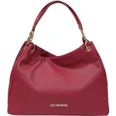 Love Moschino Love Hobo violett genarbt Dekorglieder gold Zip