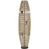 HOME DELUXE Stehlampe aus Jute KIKO - Natur | Standlampe Standleuchte Bodenlampe